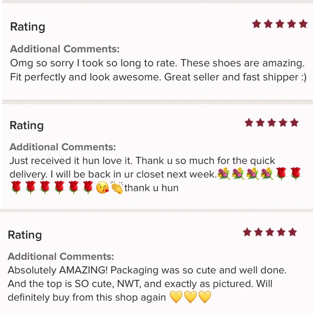 Guaranteed Amazing Shopping experience 🔅